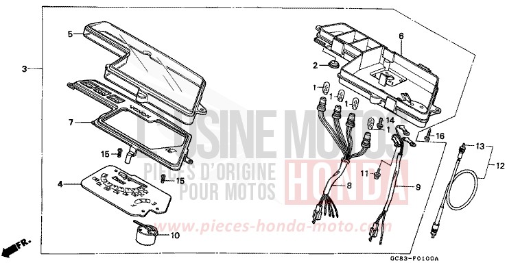 MESSGERAET von NHX 110 PURE RED (R158P) von 1990